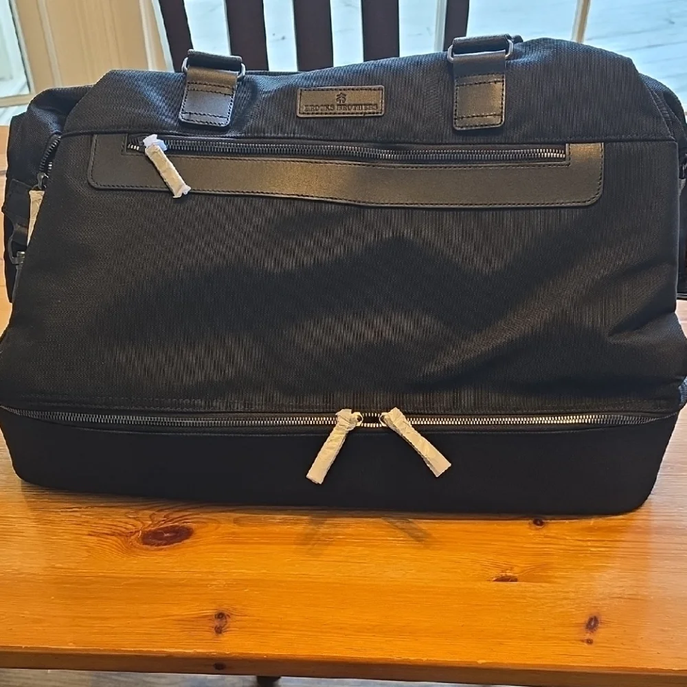 Brooks Brothers Black Travel Bag